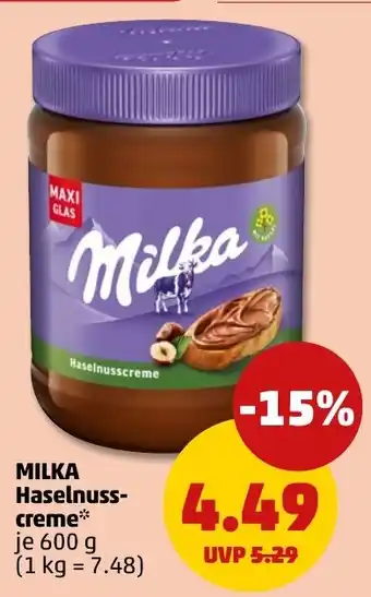 PENNY Milka Haselnusscreme Angebot