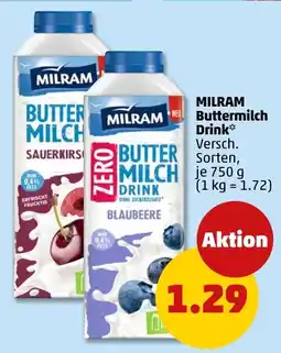 PENNY MILRAM Buttermilch Drink Angebot