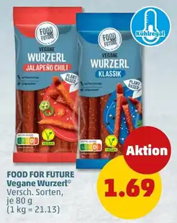PENNY FOOD FOR FUTURE Vegane Wurzerl Angebot