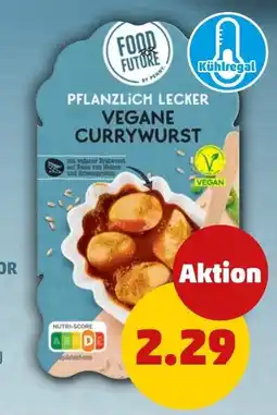 PENNY PFLANZLICH LECKER VEGANE CURRYWURST Angebot