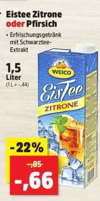 Thomas Philipps Eistee Zitrone oder Pfirsich Angebot