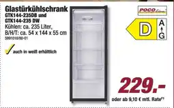 Poco Glastürkühlschrank Angebot