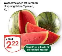 Globus Wassermelonen rot kernarm Angebot