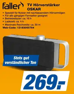 Expert Bening faller TV Hörverstärker OSKAR Angebot