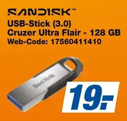 Expert Bening SANDISK USB-Stick (3.0) Cruzer Ultra Flair - 128 GB Angebot