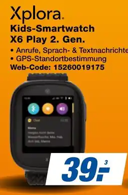 Expert Bening Xplora Kids-Smartwatch X6 Play 2. Gen. Angebot