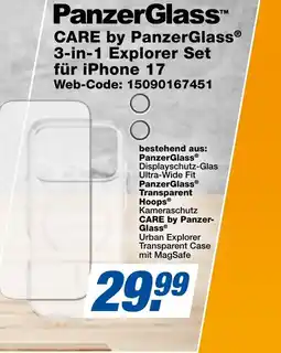 Expert Bening CARE by PanzerGlass 3-in-1 Explorer Set für iPhone 17 Angebot