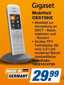 Expert Bening Gigaset Mobilteil CE575HX Angebot
