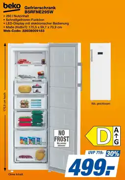 Expert Bening beko Gefrierschrank B5RFNE295W Angebot