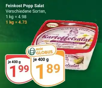 Globus Feinkost Popp Salat Angebot
