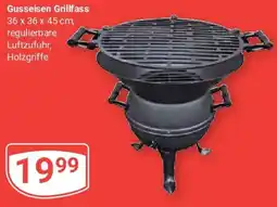 Globus Gusseisen Grillfass Angebot