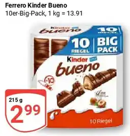 Globus Ferrero Kinder Bueno Angebot