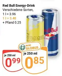 Globus Red Bull Energy-Drink Angebot