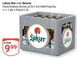Globus Lübzer Bier oder Biermix Angebot