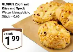 Globus GLOBUS Zöpfli mit Käse und Speck Angebot