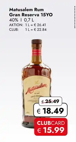 Travel Free Matusalem gran reserva 15yo Angebot