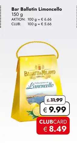 Travel Free Baratti & milano bar ballotin limoncello Angebot