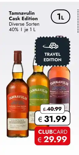 Travel Free Tamnavulin cask edition Angebot