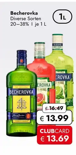 Travel Free Becherovka Angebot