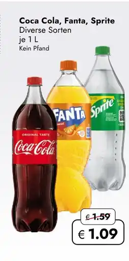 Travel Free Coca cola, fanta, sprite erfrischungsgetränk Angebot