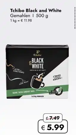 Travel Free Tchibo kaffee black and white Angebot
