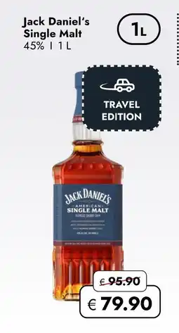 Travel Free Jack daniel’s single malt Angebot