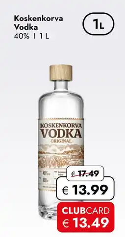 Travel Free Koskenkorva vodka Angebot