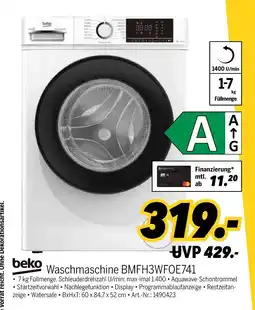 MEDIMAX Beko waschmaschine bmfh3wf0e741 Angebot