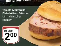 Globus Tomate-Mozzarella- Fleischkäse-Brötchen Angebot