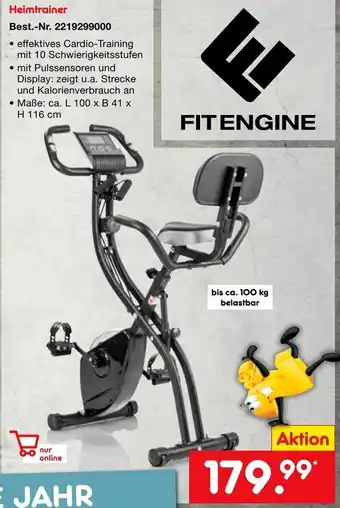 Netto Marken-Discount Fit Engine Heimtrainer Angebot