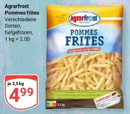 Globus Agrarfrost Pommes frites Angebot