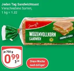 Globus Jeden Tag Sandwichtoast Angebot