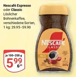 Globus Nescafé Espresso oder Classic Angebot