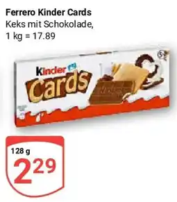 Globus Ferrero Kinder Cards Angebot