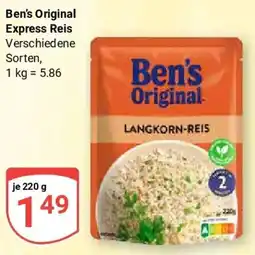 Globus Ben's Original Express Reis Angebot