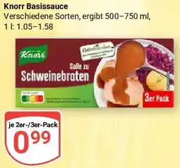 Globus Knorr Basissauce Angebot