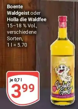 Globus Boente Waldgeist oder Holla die Waldfee Angebot