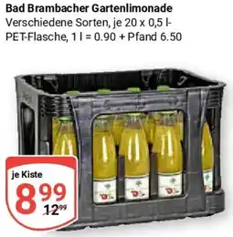 Globus Bad Brambacher Gartenlimonade Angebot