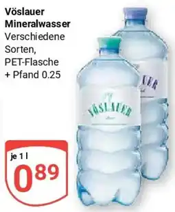 Globus Vöslauer Mineralwasser Angebot