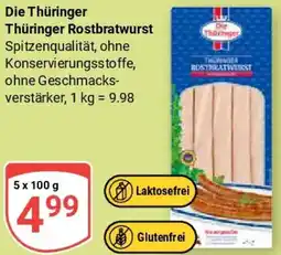 Globus Die Thüringer Thüringer Rostbratwurst Angebot