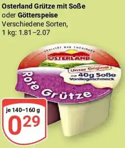 Globus Osterland Grütze mit Soße oder Götterspeise Angebot