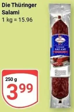 Globus Die Thüringer Salami Angebot