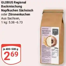 Globus GLOBUS Regional Backmischung Napfkuchen Sächsisch oder Zitronenkuchen Angebot