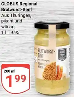 Globus GLOBUS Regional Bratwurst-Senf Angebot
