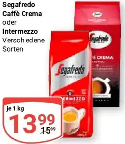 Globus Segafredo Caffè Crema oder Intermezzo Angebot
