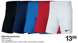 Zeeman Nike Herrenshorts Angebot