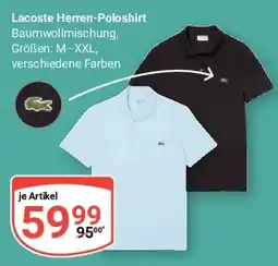 Globus Lacoste Herren-Poloshirt Angebot