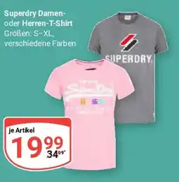 Globus Superdry Damen- oder Herren-T-Shirt Angebot