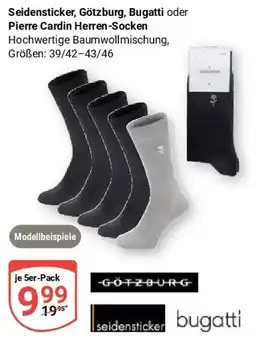 Globus Seidensticker, Götzburg, Bugatti oder Pierre Cardin Herren-Socken Angebot