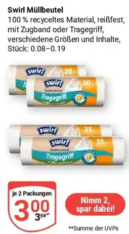 Globus Swirl Müllbeutel Angebot